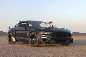 Street Machine Features Expression Session Ford Mustang V 8 Interceptor Front Angle